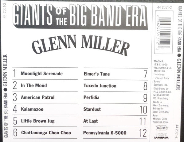 Glenn Miller : Giants Of The Big Band Era (CD, Comp)