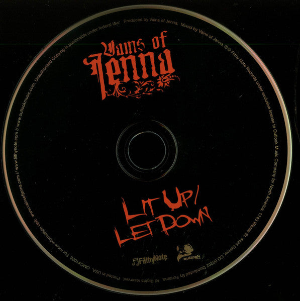 Vains Of Jenna : Lit Up / Let Down (CD, Enh)