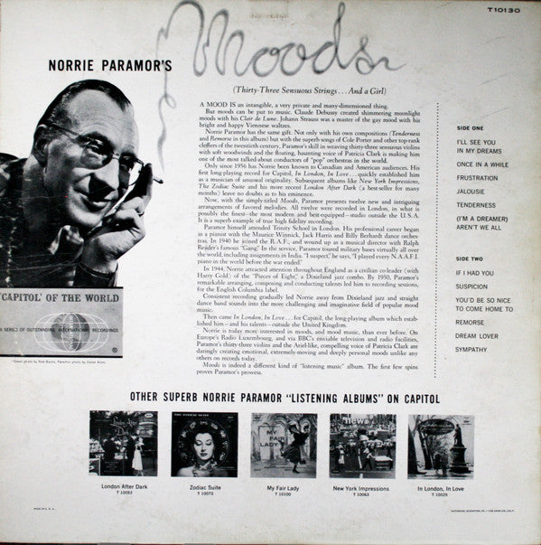 Norrie Paramor : Norrie Paramor's Moods (LP, Album, Mono)