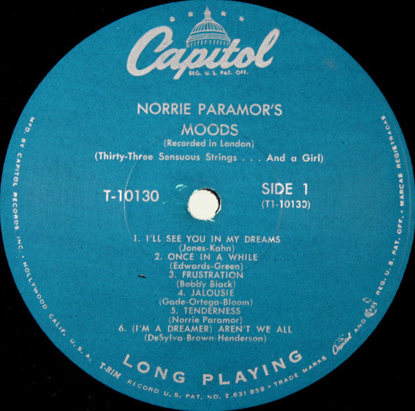 Norrie Paramor : Norrie Paramor's Moods (LP, Album, Mono)