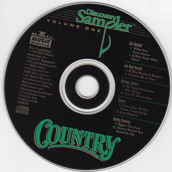 Various : Country (Discovery Sampler Volume One) (CD, Promo, Smplr)