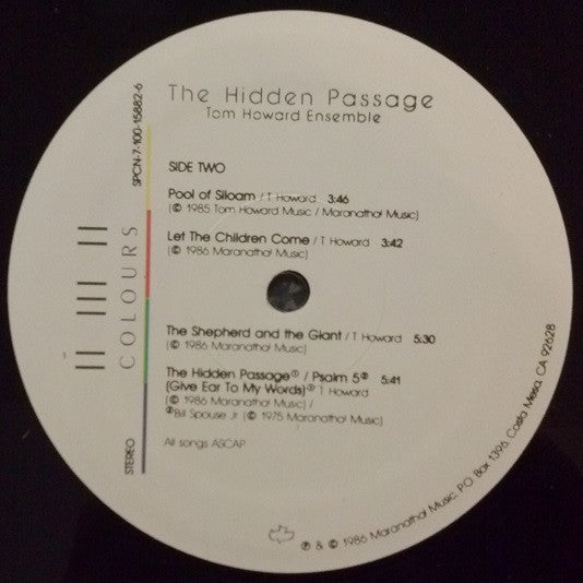 Tom Howard Ensemble - The Hidden Passage (LP) (VG) - Endless Media