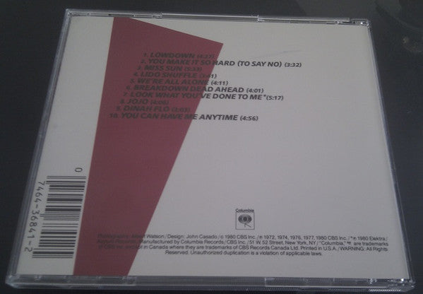 Boz Scaggs : Hits! (CD, Comp, RE, RP, Son)