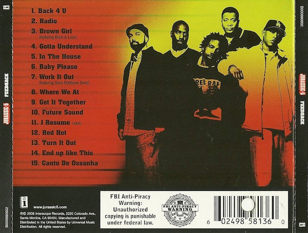 Jurassic 5 : Feedback (CD, Album)