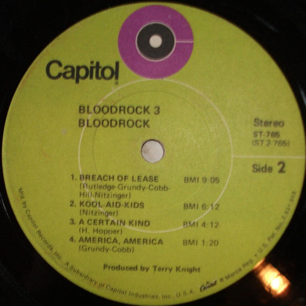 Bloodrock : Bloodrock 3 (LP, Album, Los)