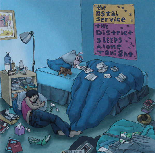 The Postal Service : The District Sleeps Alone Tonight (CD, Single, RP)