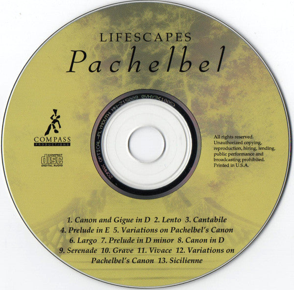 Johann Pachelbel, Dirk Freymuth : Pachelbel (CD)