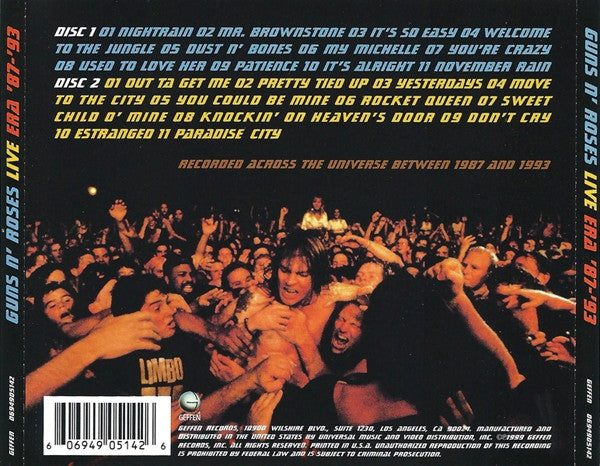 Guns N' Roses : Live Era '87-'93 (2xCD, MP)