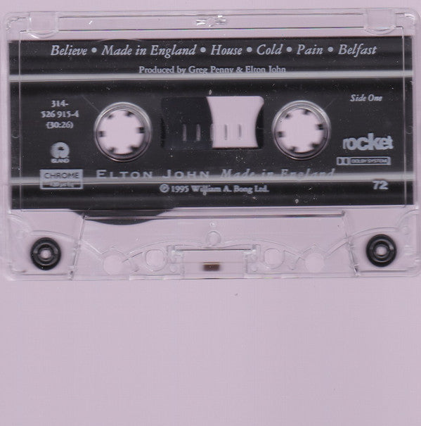 Elton John : Made In England (Cass, Album)