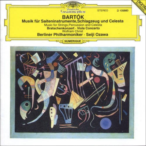 Béla Bartók, Wolfram Christ, Berliner Philharmoniker, Seiji Ozawa : Musik Für Saiteninstrumente, Schlagzeug Und Celesta = Music For Strings, Percussion And Celesta · Bratschenkonzert = Viola Concerto (CD, Album, Club)