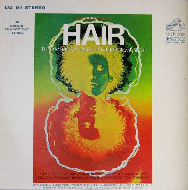 Various : Hair  (The American Tribal Love-Rock Musical) (LP, Album, RE, H, )