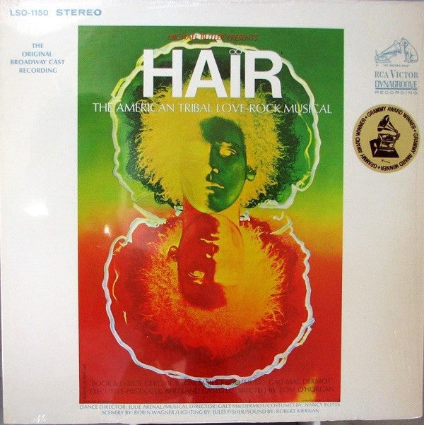 Various : Hair  (The American Tribal Love-Rock Musical) (LP, Album, RE, H, )