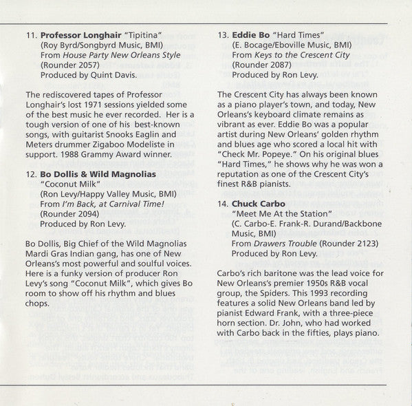 Various : Louisiana Spice: 25 Years Of Louisiana Music On Rounder Records (2xCD, Comp, RE, Son)
