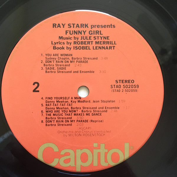 Barbra Streisand, Sydney Chaplin - Funny Girl (Original Broadway Cast) (LP) (VG) - Endless Media