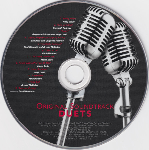 Various : Duets (Original Soundtrack) (CD, Album, UML)