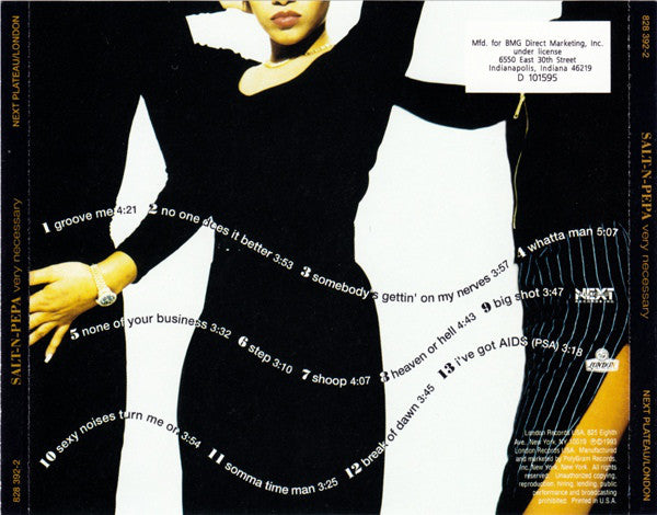 Salt 'N' Pepa : Very Necessary (CD, Album, Club, RE)
