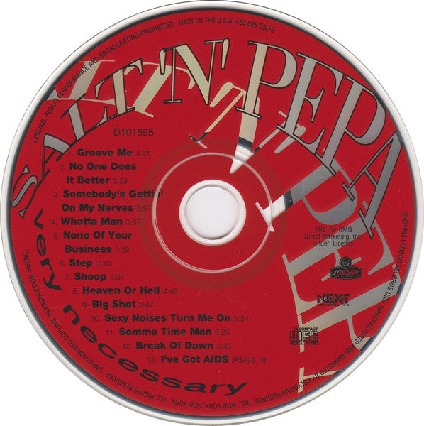 Salt 'N' Pepa : Very Necessary (CD, Album, Club, RE)