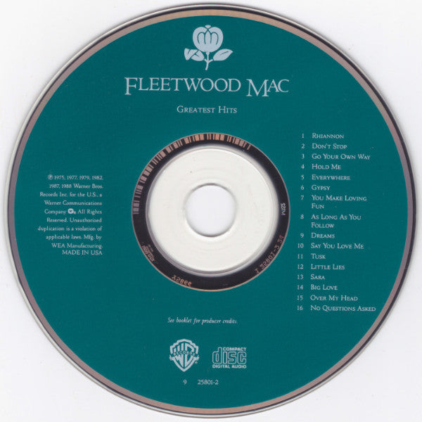 Fleetwood Mac : Greatest Hits (CD, Comp, RE)