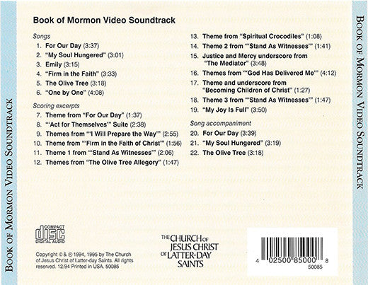 Various : Book Of Mormon Video Soundtrack (CD, Album)