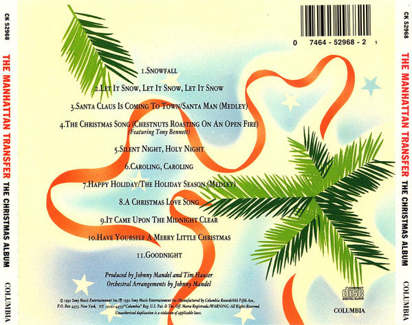 The Manhattan Transfer : The Christmas Album (CD, Album, RP)
