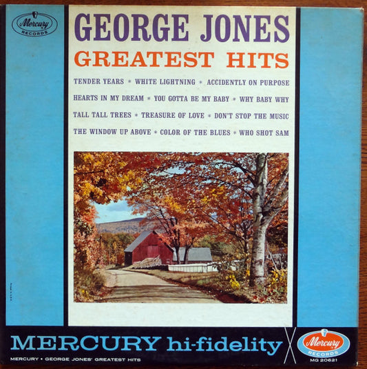 George Jones (2) : Greatest Hits (LP, Comp, Mono)