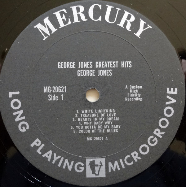 George Jones (2) : Greatest Hits (LP, Comp, Mono)