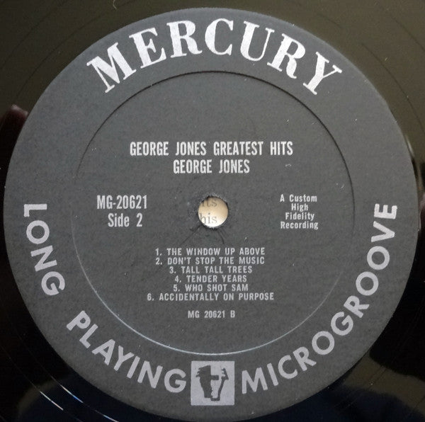 George Jones (2) : Greatest Hits (LP, Comp, Mono)
