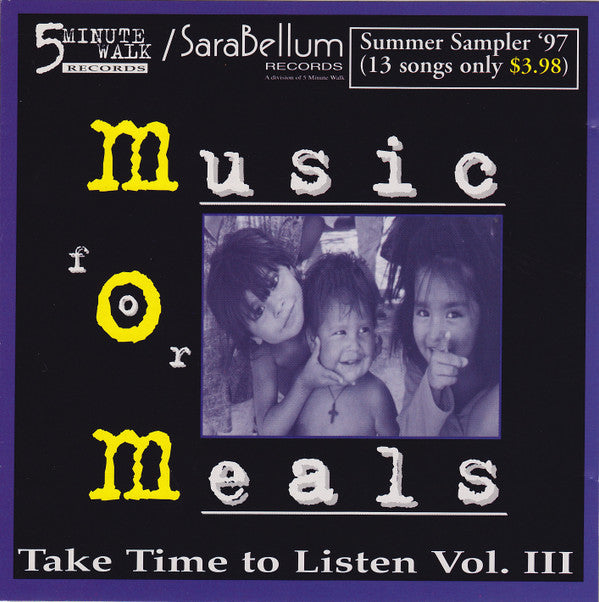 Various : Take Time To Listen Vol. III Music For Meals (CD, Smplr)