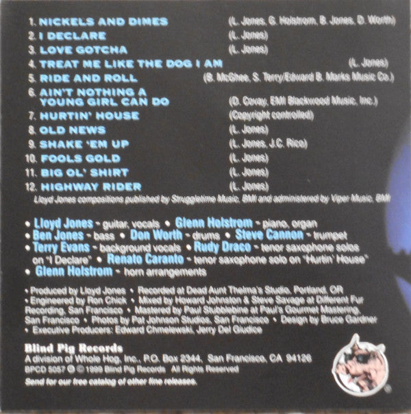 Lloyd Jones : Love Gotcha (CD, Album)