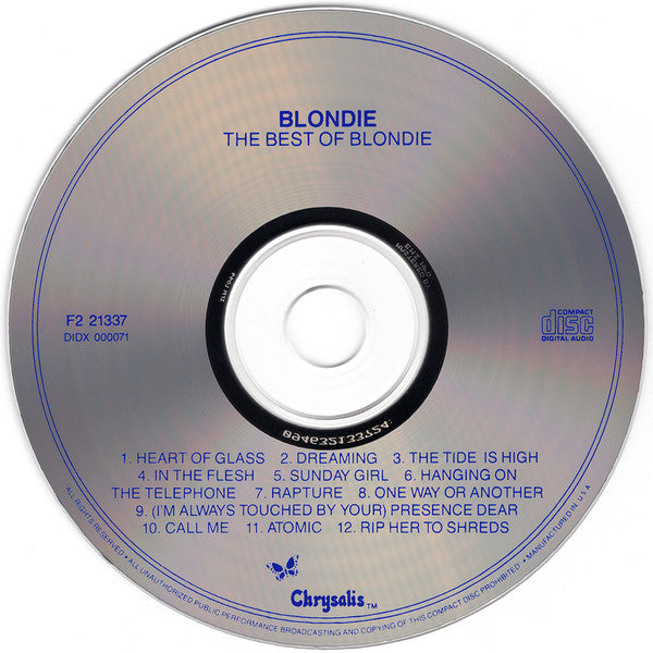 Blondie : The Best Of Blondie (CD, Comp, RE)