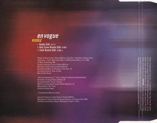 En Vogue : Riddle (CD, Maxi)