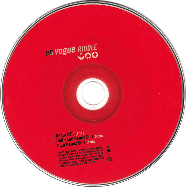 En Vogue : Riddle (CD, Maxi)
