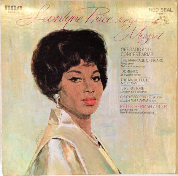 Leontyne Price Sings Wolfgang Amadeus Mozart : Leontyne Price Sings Mozart (LP, Roc)