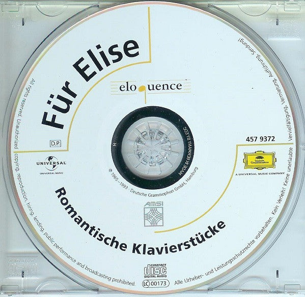 Various : Für Elise - Romantic Piano Pieces (CD, Comp, RM)