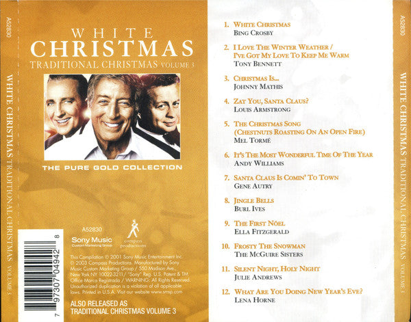 Various : White Christmas: Traditional Christmas Volume Three (CD, Comp)
