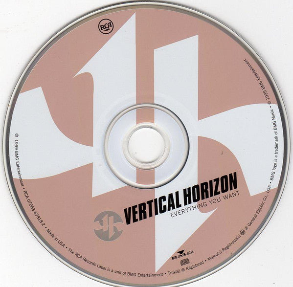 Vertical Horizon : Everything You Want (CD, Album, Son)