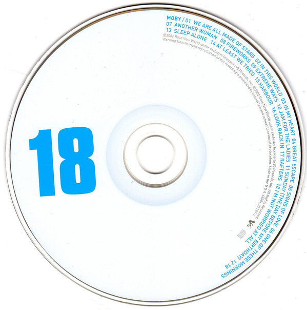 Moby : 18 (CD, Album)
