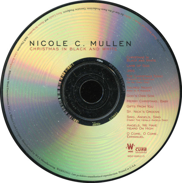 Nicole C. Mullen : Christmas In Black And White (CD, Album)