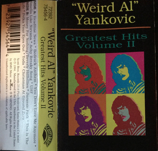 "Weird Al" Yankovic : Greatest Hits Volume II (Cass, Comp)