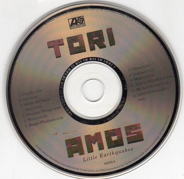 Tori Amos : Little Earthquakes (CD, Album, ARC)