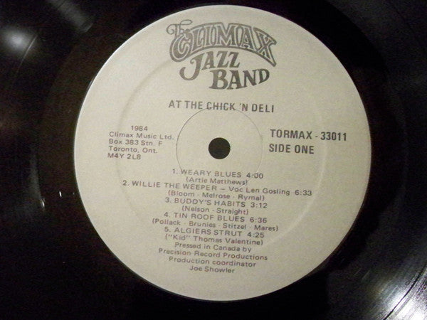 Climax Jazz Band : At The Chick'n Deli (LP, Album)