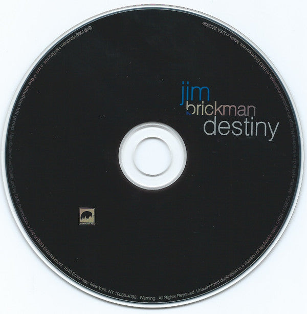 Jim Brickman : Destiny (HDCD, Album)