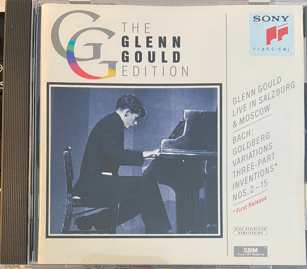 Johann Sebastian Bach, Glenn Gould : Glenn Gould Live In Salzburg & Moscow – Bach: Goldberg Variations; Three-Part Inventions Nos. 2–15 (CD, Mono)