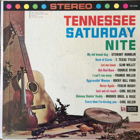 Various : Tennessee Saturday Nite (LP, Comp)