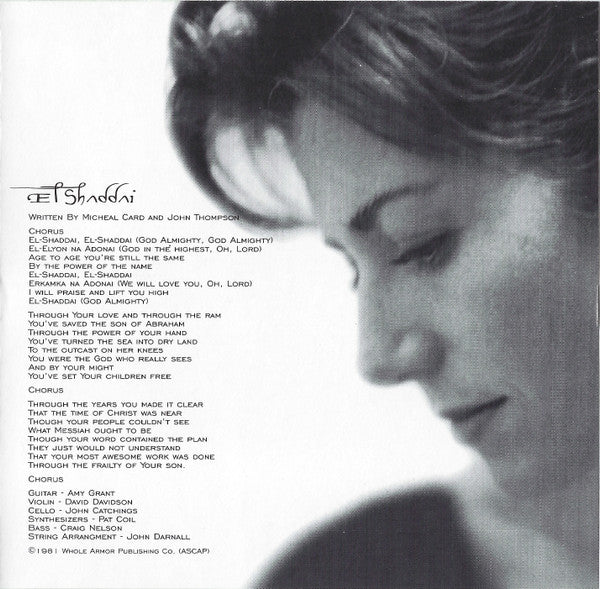Amy Grant : Takes A Little Time (CD, Maxi, Enh)
