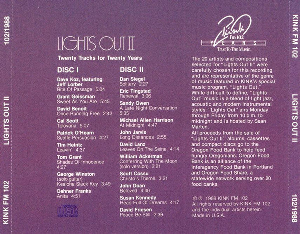 Various : Lights Out II (2xCD, Comp)