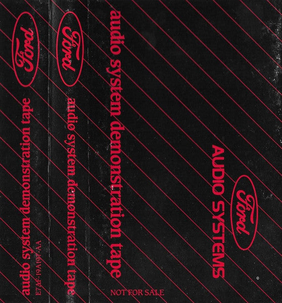 Various : Ford Audio System Demonstration Tape (Cass, Comp, Promo, Dol)