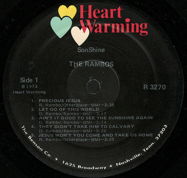 The Rambos : Sonshine (LP, Album)
