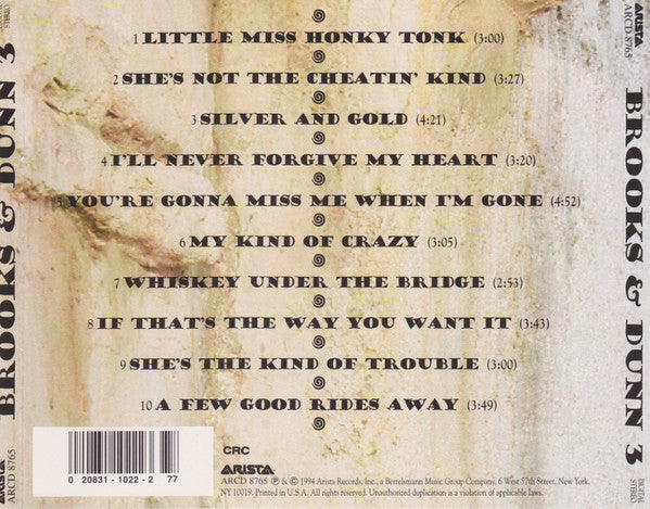 Brooks & Dunn : Waitin' On Sundown (CD, Album, Club)