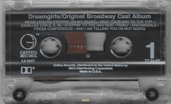 "Dreamgirls" Original Broadway Cast : Dreamgirls Original Broadway Cast Album (Cass, Album)